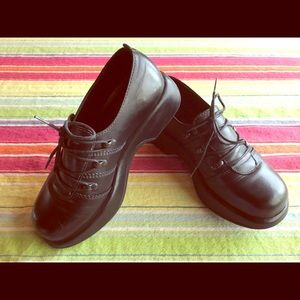 Dansko Janika, lace-up shoes. Black, 38EU.